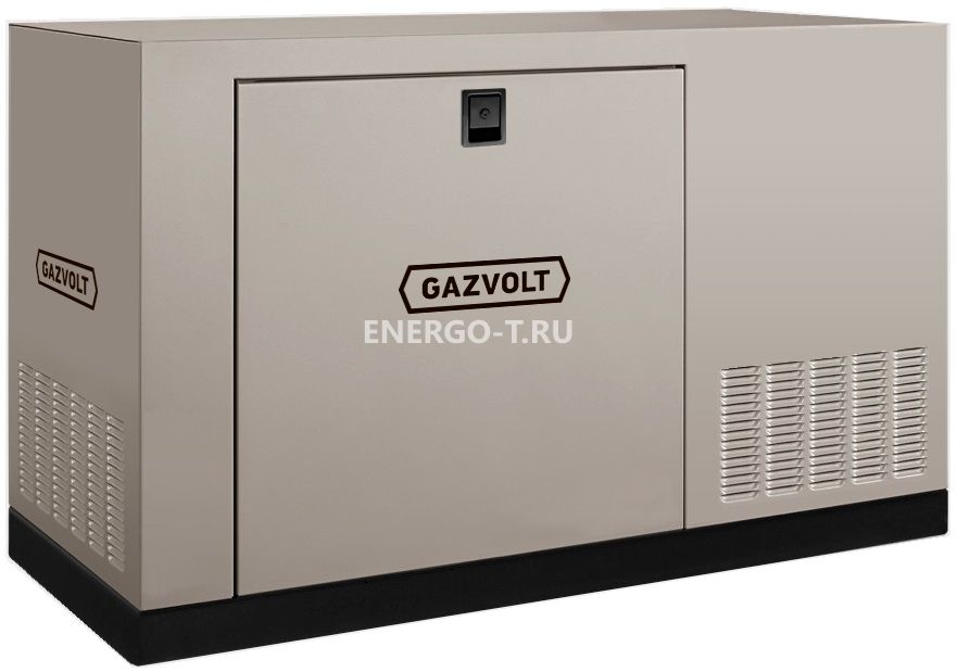 Газовый генератор Gazvolt 80T21 в кожухе с АВР