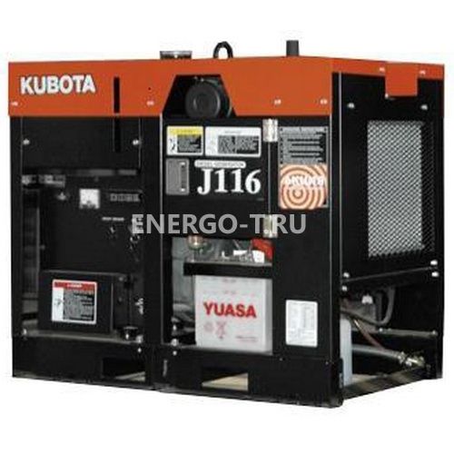 Дизельный генератор Газовый генератор Kubota J 116 с АВР