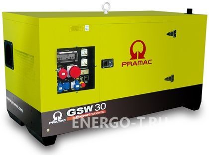 Дизельный генератор PRAMAC GSW 30 Y AUTO в кожухе