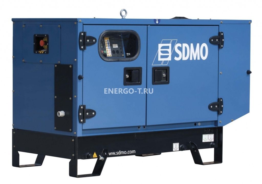 Дизельный генератор SDMO T12HK в кожухе