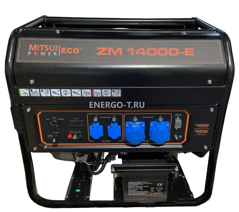 Бензиновый генератор Газовый генератор  ZM 14000 E-3 с АВР