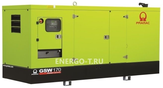 Дизельный генератор PRAMAC GSW 170 I в кожухе