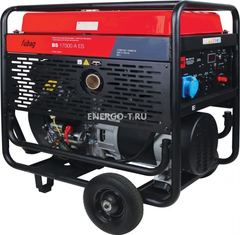 Бензиновый генератор Газовый генератор Fubag BS 17000 A ES с АВР
