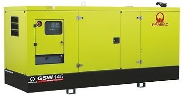 Дизельный генератор PRAMAC GSW 145I в кожухе с АВР