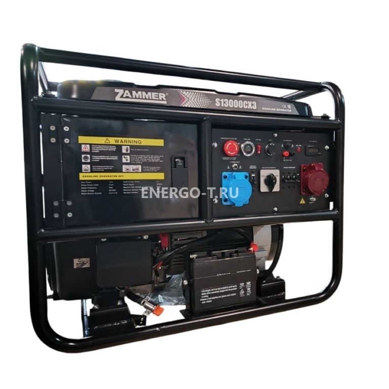 Бензиновый генератор ZAMMER S13000CX3 - 9,5кВт