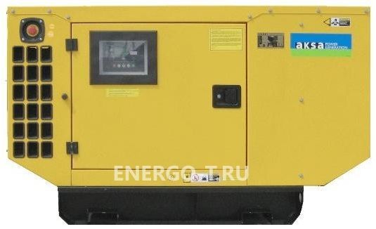 Дизельный генератор AKSA AJD 200 в кожухе с АВР