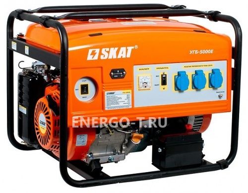 Бензиновый генератор SKAT УГБ-5000Е