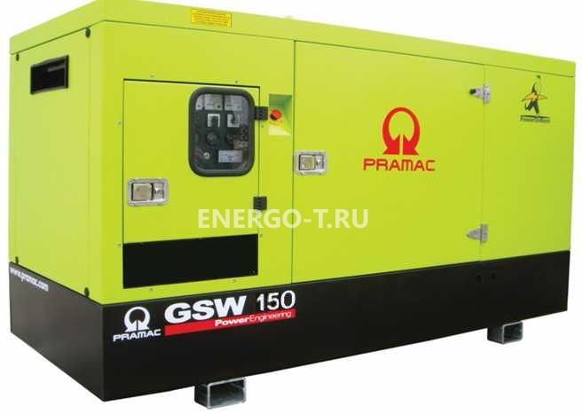 Дизельный генератор PRAMAC GSW 150 V в кожухе с АВР