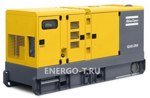 Дизельный генератор Atlas Copco QAS 250 с АВР